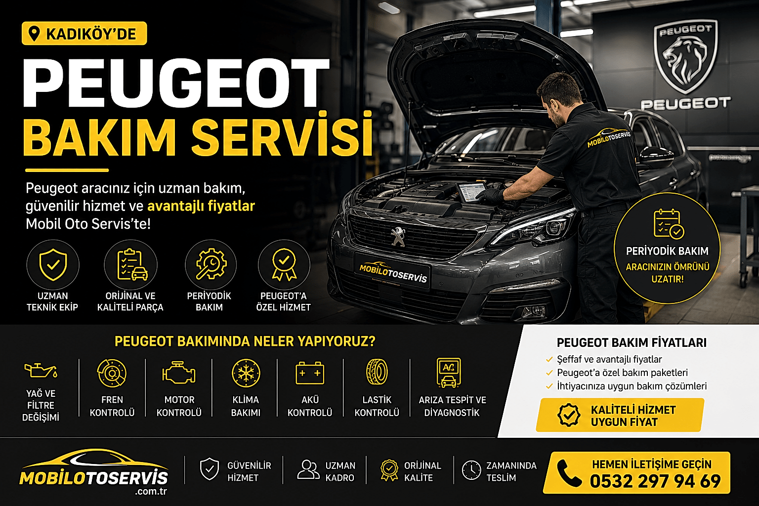 Kadıköy peugeot bakım servisi